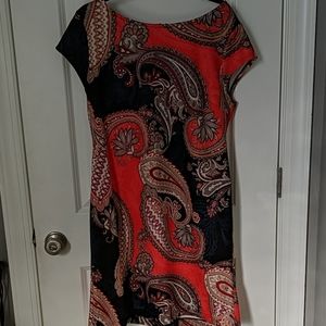 Bold Paisley print dress